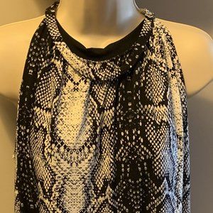 Black & White Print Dress by Nicole Miller